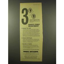 1956 Abbey National Ad - Safety-First Investment
