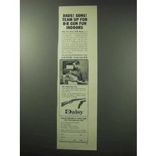 1962 Daisy BB Guns and Range Ad - Dads! Sons!