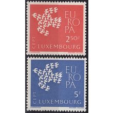 LUXEMBURG LUXEMBOURG [1961] MiNr 0647-48 ( **/mnh ) CEPT