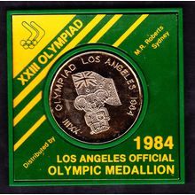 1984 Australia Medallion LA Olympics Network 10