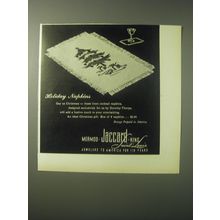 1948 Mermod Jaccard King Holiday Napkins by Dorothy Thorpe Advertisement