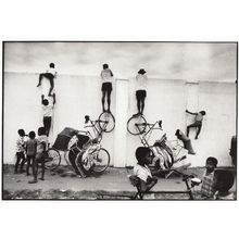 Michelangelo Durazzo Football Fans Bicycle Ladder Photo Postcard