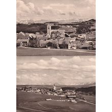 Altusried Allgau Ort der Allg Freilichtspiele 2x Real Photo Postcard