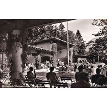 Garmisch Partenkirchen Garten Real Photo Old Postcard