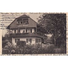 AK Strub Hotel Landhaus Hildegard Antique German Postcard
