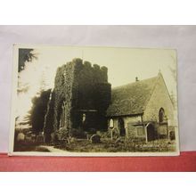 ST. CATHERINE'S CHURCH, STAVERTON, GLOUCESTERSHIRE used postcard RP 1914 pm =