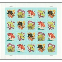 Coral Reefs Sheet of 20 - Postcard Stamps Scott 5366