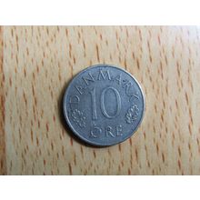 Denmark 1975 10 Ore Ore Coin