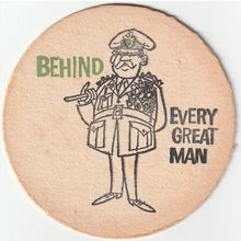 BEER MAT - WORTHINGTON BREWERY - GREEN SHIELD - (Cat 035) - (1960)