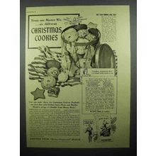 1940 Sperry Drifted Snow Flour Ad - Christmas Cookies
