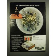 1973 Sony U-Matic Color Videocassette System Ad