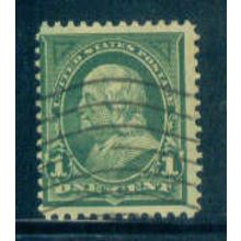 Used 279 1c Benjamin Franklin Average Plus M04482