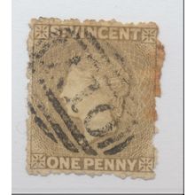 St. Vincent Stamp Scott #26, Used