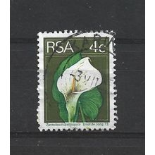 SouthAfrica.SG351 4c Arum Lily.Paper Unchecked.Fine Used.Sep25q