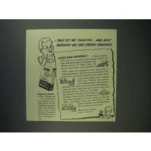 1940 Sperry Pancake and Waffle Flour Ad - Set Thinking