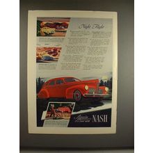 1940 Nash Car Ad - Night Flight!