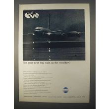 1966 Collins Radio Company Ad - Wait on The Weather?