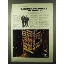 1973 UOP United Oil Products Ad - Dwindling Bundle