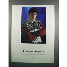1983 Giorgio Armani Fashion Ad