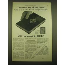 1924 Nelson Doubleday, Inc. Ad - Thousands say of this book