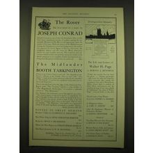 1924 Doubleday, Page & Co. Ad - The Rover by Joseph Conrad