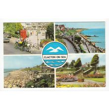 Multiview of Clacton-on-Sea Essex Postcard 8163