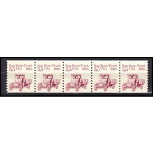 2125 5.5c Star Route Truck Very Fine MNH Dry Gum PNC 1/5 X0431