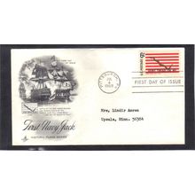 FDC Art Craft 1354 6c First Navy Jack (Cachet-Typed/A) CV39417