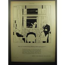 1952 Kimberly-Clark Coated Papers Ad - cartoon by Crockett Johnson