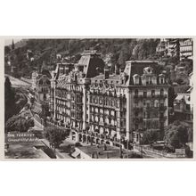 Hotel des Alpes Montreux Territet Swiss Real Photo Postcard