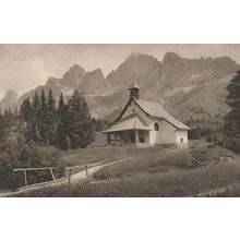 Bozner Dolomiten Karensee Hotel Switzerland Old Postcard