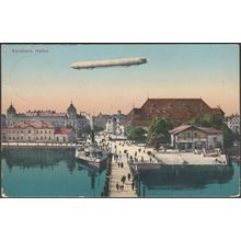 Hafen, Konstanz, 1910 - Klingler Jauch AK