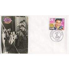US 2721 FDC Elvis Presley Sheriffs Bubble Gum Card Cachet Tucson ZAYIX STAMPS