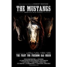 The Mustangs America s Wild Horses Poster Canvas Movie Film Print A0 A1 A2 A3 A4