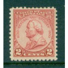 689 2c General von Steuben Just Clears MNH T0201