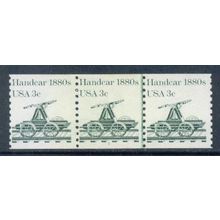 1898 3c Handcar Fine MNH Dry Gum PNC 1/3 W0475