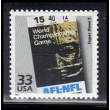 3188l 33c Super Bowl I Fine MNH Z4502