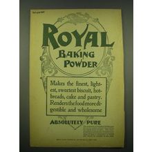 1902 Royal Baking Powder Ad - Royal Baking Powder makes the finest, lightest