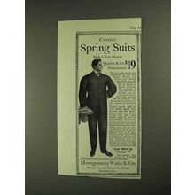 1903 Montgomery Ward Spring Suits Ad - Made to Measure