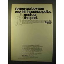 1970 State Mutual of America Ad - Insurance Policy