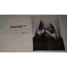 1970 Western Electric Ad - Some Jobs We Won't Touch