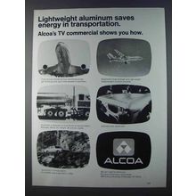 1980 Alcoa Aluminum Ad - Saves Energy Transportation