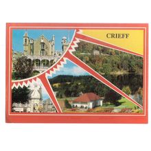 multiview, CRIEFF, PERTHSHIRE. unused postcard =