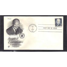 FDC Art Craft 1393 6c Dwight Eisenhower (Cachet-U/A) CV39325