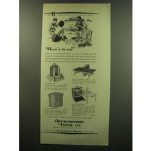 1949 Abercrombie & Fitch Ad - Vagabond Kit, Beach or Picnic Table