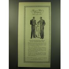 1949 Rogers Peet Parliamentarian Suits Ad - England sends her finest worsteds