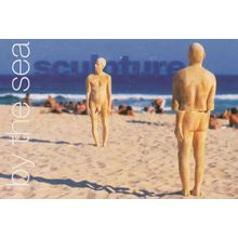 By The Sea Australian Sexy Risque Art Exhibition Advertising Postcard