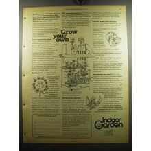 1975 Home Grow, Inc. Indoor Garden Advertisement - Grow Your Own
