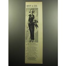 1957 Best & Co. Dress by Matti of Lynne Advertisement - Fall's newest classic
