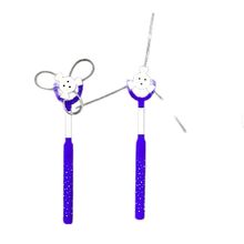 1 Case Light Up DIY Windmill Wand Red and Blue Assorted